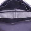 Sac bandoulière Chanel Timeless jumbo en jersey noir et blanc et cuir noir - Detail D3 thumbnail