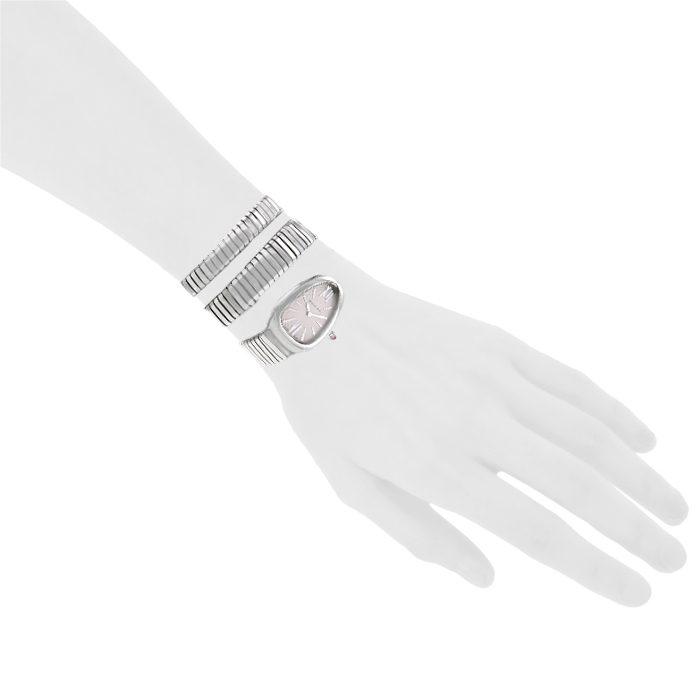 Reloj Bulgari Serpenti de acero Ref :  SP35S Circa  2010 - Detail D1