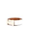 Hermès Ceinture H belt in white epsom leather - 00pp thumbnail
