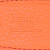 Cinturón Hermès Ceinture H en cuero togo naranja - Detail D1 thumbnail