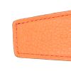 Hermès Ceinture H belt in orange togo leather - Detail D2 thumbnail