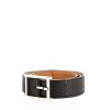Hermès Ceinture Quentin belt in black togo leather - 00pp thumbnail