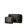 Louis Vuitton Organizer wallet in black patent epi leather - 00pp thumbnail