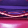 Bulgari Serpenti bag worn on the shoulder or carried in the hand in raspberry pink leather and pink shagreen - Detail D3 thumbnail