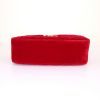 Gucci GG Marmont Camera small model shoulder bag in red quilted velvet - Detail D4 thumbnail