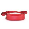 Pochette-cintura Gucci GG Marmont clutch-belt in pelle trapuntata a zigzag rossa - Detail D4 thumbnail
