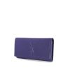 Saint Laurent Belle de Jour pouch in blue patent leather - 00pp thumbnail