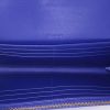 Bolsito de mano Saint Laurent Belle de Jour en charol azul - Detail D2 thumbnail