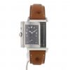 Jaeger-LeCoultre Reverso-Duoface watch in stainless steel Ref:  270851 Circa  2000 - Detail D1 thumbnail