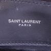 Saint Laurent Loulou medium model shoulder bag in black chevron quilted leather - Detail D4 thumbnail