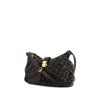 Louis Vuitton XS shoulder bag in black and grey two tones monogram denim canvas and black grained leather - 00pp thumbnail