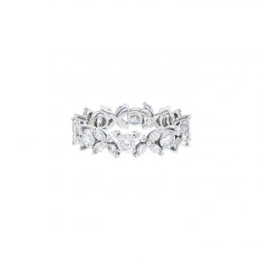 Bague Tiffany 
Co Victoria en platine et diamants
