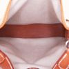 Sac porté épaule Hermes Vespa en toile beige-écru et cuir naturel - Detail D2 thumbnail