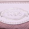 Sac bandoulière Tod's en cuir blanc-cassé - Detail D4 thumbnail
