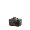 Chanel Vanity vanity case in black smooth leather - 00pp thumbnail