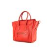 Bolso de mano Celine Luggage en cuero granulado rojo - 00pp thumbnail
