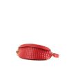 Celine C Charm clutch-belt in red quilted leather - 00pp thumbnail