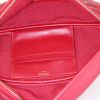 Pochette-ceinture Celine C Charm en cuir matelassé rouge - Detail D2 thumbnail