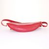 Pochette-ceinture Celine C Charm en cuir matelassé rouge - Detail D4 thumbnail