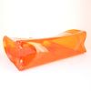 Bolso de mano Hermès Kelly Plastic en vinilo naranja - Detail D4 thumbnail
