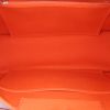 Sac cabas Hermès Cabag en toile orange et cuir naturel - Detail D3 thumbnail
