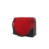 Chanel  Vintage handbag  in red canvas  and blue leather - 00pp thumbnail