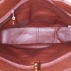 Chanel Petit Shopping handbag in brown quilted grained leather - Detail D2 thumbnail