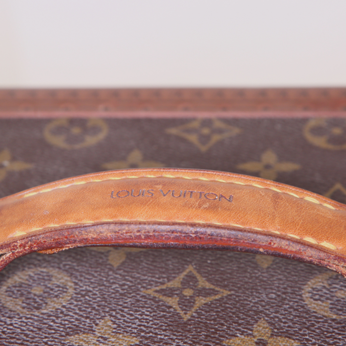 Vanity Louis Vuitton Vanity en toile monogram marron et lozine - Detail D3