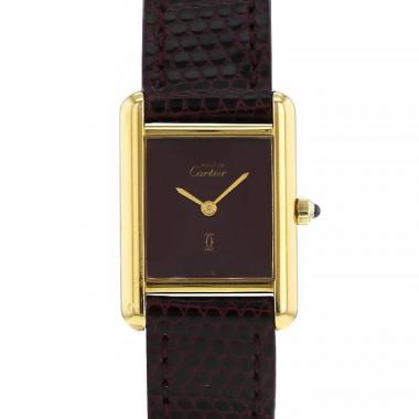 Cartier Tank Must watch in vermeil Circa  1980