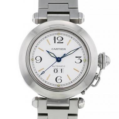 Cartier Pasha watch in stainless steel Ref:  2475 Circa  2000