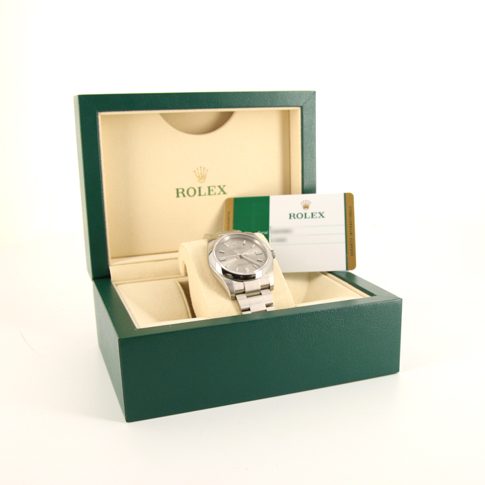 Rolex Oyster Perpetual watch in stainless steel Ref:  116000 Circa  2018 - Detail D2