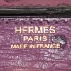 Bolso de mano Hermes Kelly 32 cm en avestruz violeta Anemone - Detail D4 thumbnail