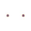 Cartier Saphirs Légers small earrings in pink gold and sapphires - 00pp thumbnail
