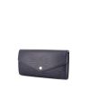 Portefeuille Louis Vuitton Sarah en cuir épi bleu-marine - 00pp thumbnail