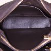 Bolso de mano Chanel Camera en lona acolchada marrón - Detail D2 thumbnail