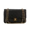 Chanel handbag Tmeless in black quilted leather - 360 thumbnail