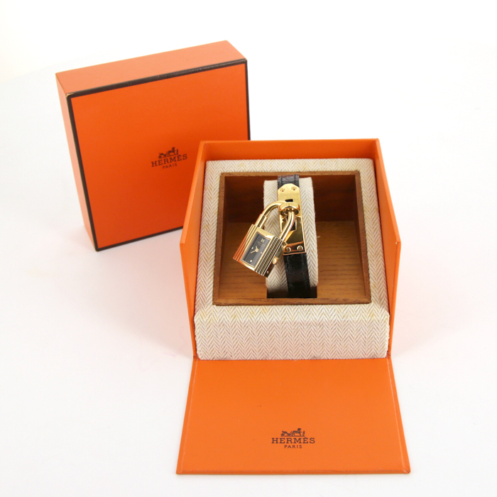 Montre Hermes Kelly-Cadenas en plaqué or Vers 2000 - Detail D2