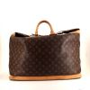 Bolsa de viaje Louis Vuitton Cruiser en lona Monogram marrón y cuero natural - 360 thumbnail