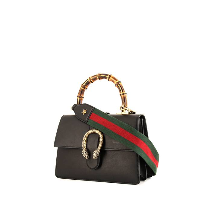 Gucci Dionysus GG Signature Small Handbag Red Velvet Black Patent