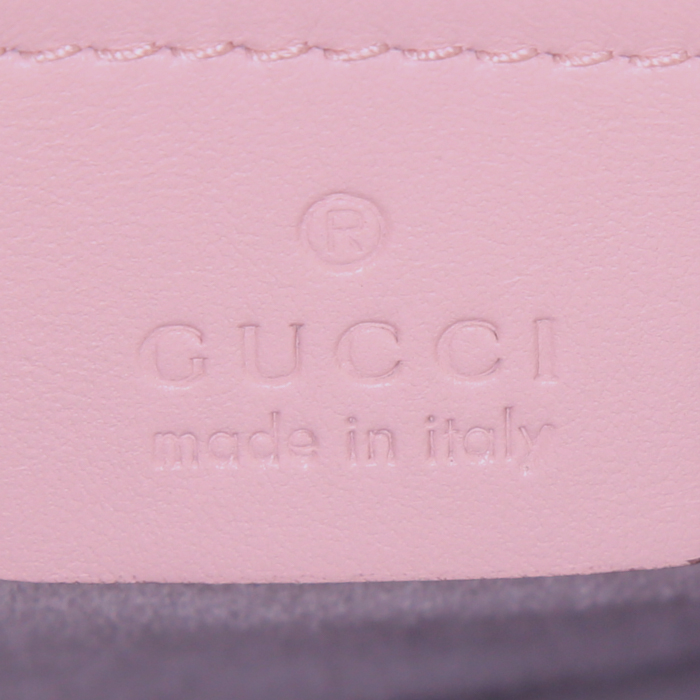 Borsa Gucci GG Marmont in pelle trapuntata rosa con decori geometrici - Detail D4