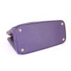 Bolso de mano Prada Galleria modelo mediano en cuero saffiano violeta - Detail D5 thumbnail