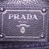 Sac à main Prada en cuir grainé noir - Detail D4 thumbnail