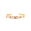 Open Cartier Love bracelet in pink gold and sapphire - 00pp thumbnail