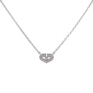 Cartier Coeur et Symbole necklace in white gold and diamonds