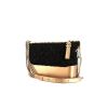 Chanel Gabrielle  large model shoulder bag in black and gold tweed and gold leather - 00pp thumbnail