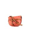 Loewe shoulder bag in pink leather and natural leather - 00pp thumbnail