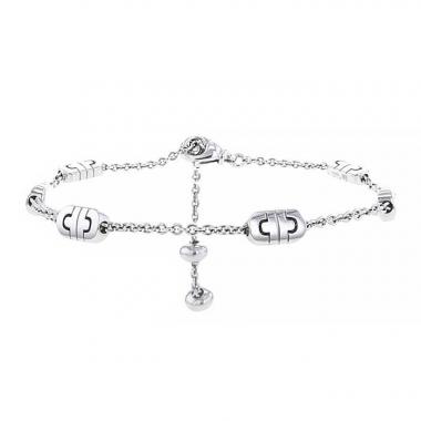 Bracelet souple Bulgari Parentesi en or blanc