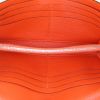 Portafogli Hermes in capra arancione - Detail D2 thumbnail