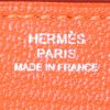 Billetera Hermes en cabra naranja - Detail D3 thumbnail