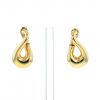 Fred Mouvementée large model earrings in yellow gold - 360 thumbnail